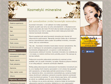 Tablet Screenshot of kosmetyki-mineralne.eu